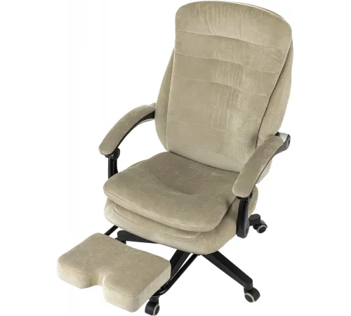 Кресло руководителя Бюрократ T-9950MSG-F Fabric песочный Light-21 крестов. пластик подст.для ног Кресло руководителя Бюрократ T-9950MSG-F Fabric песочный Light-21 крестов. пластик подст.для ног
