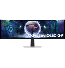 Монитор Samsung 49" S49DG932SIXCI серебристый OLED LED 32:9 HDMI M/M TV матовая HAS 1000:1 250cd 178гр/178гр 5120x1440 240Hz DP 2K USB 8.8кг