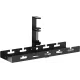 Кабель-канал Cactus CS-CM-400-1BK для столов 40x12.9x19см черный