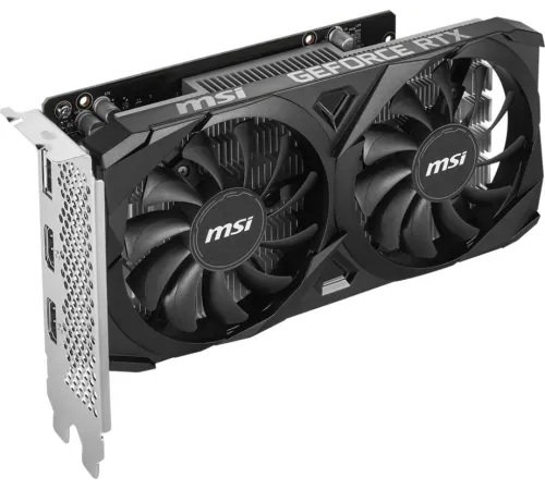 Видеокарта MSI PCI-E 4.0 RTX 3050 VENTUS 2X E 6G OC NVIDIA GeForce RTX 3050 6Gb 96bit GDDR6 1492/14000 HDMIx2 DPx1 HDCP Ret