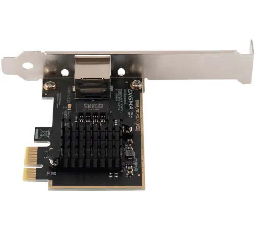 Сетевая карта 2.5G Ethernet Digma DPE12G5-TX PCI Express Сетевая карта 2.5G Ethernet Digma DPE12G5-TX PCI Express