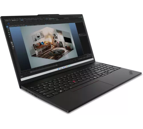 Ноутбук Lenovo ThinkPad P16s G3 Core Ultra 7 155H 32Gb SSD1Tb NVIDIA RTX 500 4Gb 16" IPS WUXGA (1920x1200) без ОС black WiFi BT Cam (21KTS4H800)