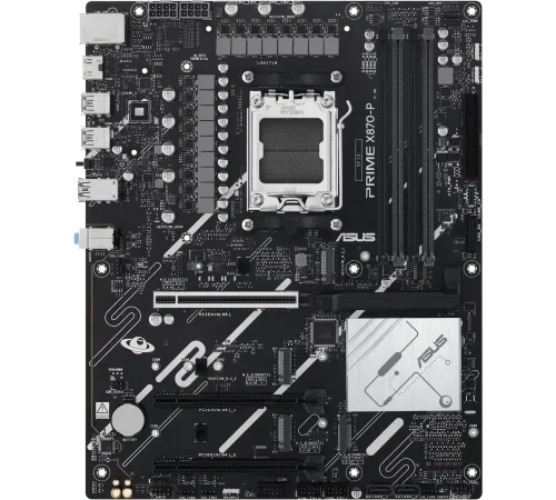 Материнская плата Asus PRIME X870-P SocketAM5 AMD X870 4xDDR5 ATX AC`97 8ch(7.1) 2.5Gg RAID+HDMI