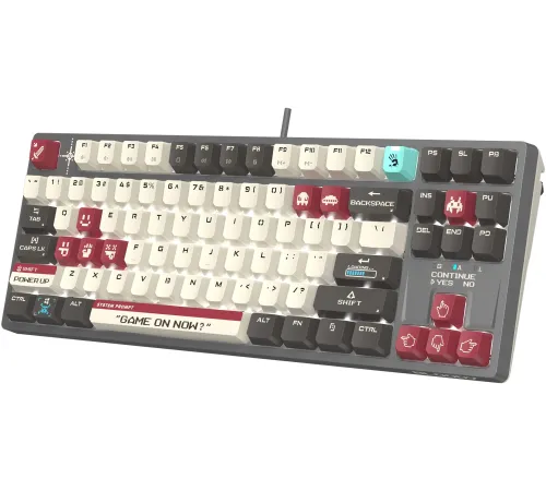 Клавиатура A4Tech Bloody S87 Pixels Red механическая серый/белый USB Multimedia for gamer LED (S87 PIXELS) Клавиатура A4Tech Bloody S87 Pixels Red механическая серый/белый USB Multimedia for gamer LED (S87 PIXELS)