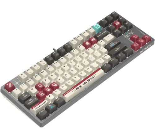 Клавиатура A4Tech Bloody S87 Pixels Red механическая серый/белый USB Multimedia for gamer LED (S87 PIXELS) Клавиатура A4Tech Bloody S87 Pixels Red механическая серый/белый USB Multimedia for gamer LED (S87 PIXELS)