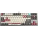 Клавиатура A4Tech Bloody S87 Pixels Red механическая серый/белый USB Multimedia for gamer LED (S87 PIXELS)