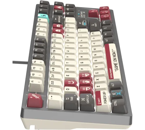 Клавиатура A4Tech Bloody S87 Pixels Red механическая серый/белый USB Multimedia for gamer LED (S87 PIXELS) Клавиатура A4Tech Bloody S87 Pixels Red механическая серый/белый USB Multimedia for gamer LED (S87 PIXELS)