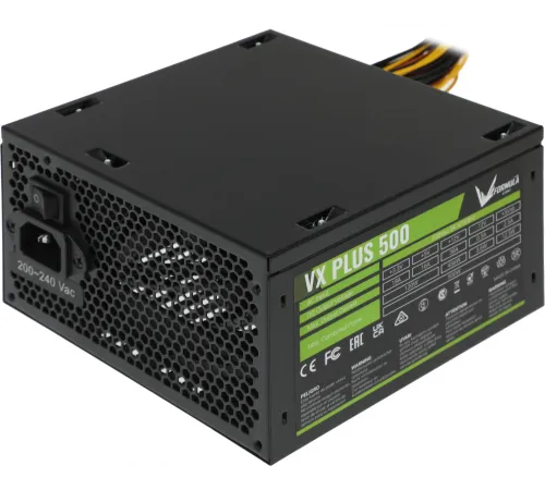 Блок питания Formula ATX 500W AC VX PLUS (20+4pin) 120mm fan 3xSATA RTL