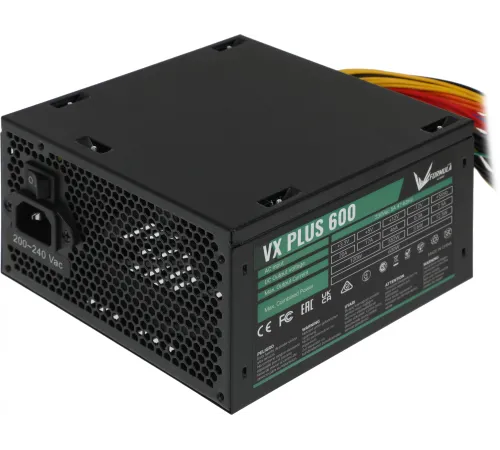 Блок питания Formula ATX 600W AC VX PLUS (20+4pin) 120mm fan 3xSATA RTL