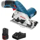 Циркулярная пила (дисковая) Bosch GKS 12V-26 (ручная) (0615990M41)