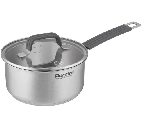 Ковш Rondell Normanne RDS-1812 1.3л. d=16см (с крышкой) стальной Ковш Rondell Normanne RDS-1812 1.3л. d=16см (с крышкой) стальной