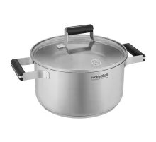 Кастрюля Rondell Bayoneta RDS-1808 5.1л. d=24см (с крышкой) стальной