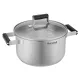 Кастрюля Rondell Bayoneta RDS-1808 5.1л. d=24см (с крышкой) стальной