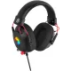 Наушники с микрофоном Оклик HS-L305G черный/красный 2м мониторные оголовье (2060511)