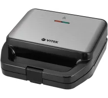 Вафельница Vitek VT-2626 850Вт черный/серебристый