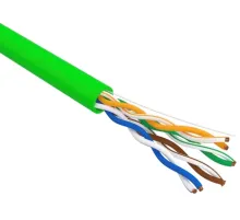 Rexant (01-0061-R) Кабель витая пара U/UTP, CAT 5e, PVC, нг(А)-LSLTx, 4х2х0,52мм, 24AWG, INDOOR, SOLID, зеленый, 305м, РФ