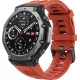 Смарт-часы Amazfit T-Rex 3 A2323 48.5мм 1.5" AMOLED корп.темно-серый рем.красный разм.брасл.:145-210мм (1746757)