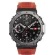 Смарт-часы Amazfit T-Rex 3 A2323 48.5мм 1.5" AMOLED корп.темно-серый рем.красный разм.брасл.:145-210мм (1746757)