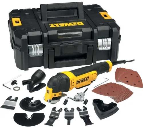 Многофункциональный инструмент DeWalt DWE315KT 300Вт желтый/черный Многофункциональный инструмент DeWalt DWE315KT 300Вт желтый/черный