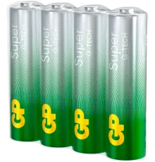 Батарея GP Super 15AA21RA-2CRS4 AA (4шт) спайка