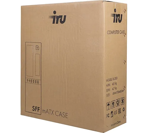 ПК IRU Office 310H6S SFF i5 12400 (2.5) 16Gb SSD512Gb UHDG 730 Free DOS GbitEth 300W черный (2061142)