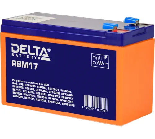 Сменный батарейный картридж DELTA RBM17 Сменный батарейный картридж DELTA RBM17