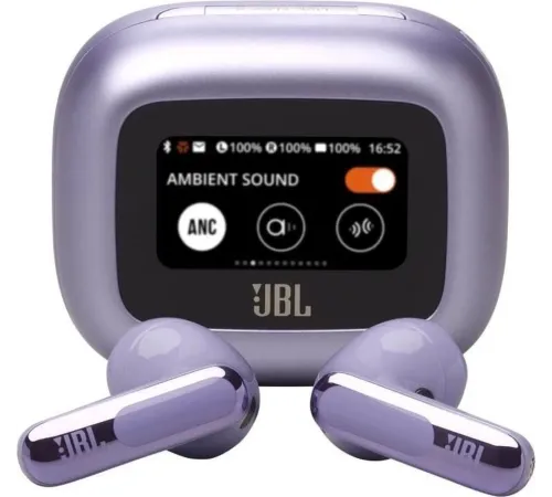 Наушники вкладыши JBL Live Flex пурпурный беспроводные bluetooth в ушной раковине (JBLLIVEFLEX3PUR)