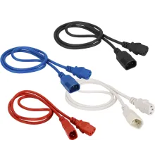 Шнур питания Lanmaster LAN-PP13/14-10-BL C13-С14 проводник.:3x0.75мм2 10м 220В 10А синий