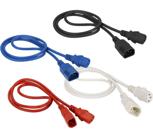 Шнур питания Lanmaster LAN-PP13/14-10-BL C13-С14 проводник.:3x0.75мм2 10м 220В 10А синий