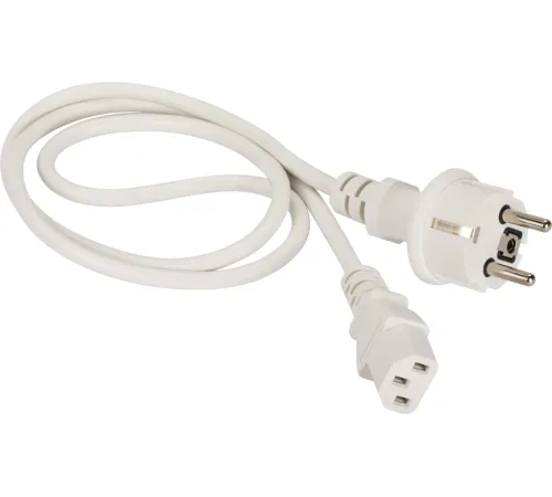 Шнур питания Lanmaster LAN-PP13/SH-1.5-WH C13-Schuko проводник.:3x0.75мм2 1.5м 220В 10А белый