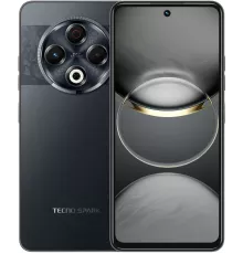Смартфон Tecno Spark 30 256Gb 8Gb черный моноблок 3G 4G 2Sim 6.78" 1080x2436 Android 14 64Mpix 802.11 a/b/g/n/ac NFC GPS GSM900/1800 GSM1900 TouchSc Protect VidConf FM A-GPS microSD max1024Gb