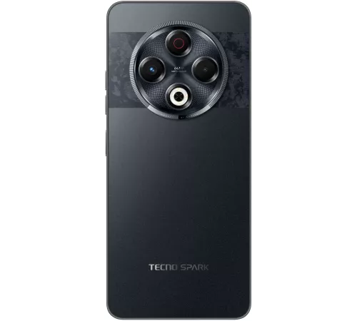 Смартфон Tecno Spark 30 256Gb 8Gb черный моноблок 3G 4G 2Sim 6.78" 1080x2436 Android 14 64Mpix 802.11 a/b/g/n/ac NFC GPS GSM900/1800 GSM1900 TouchSc Protect VidConf FM A-GPS microSD max1024Gb