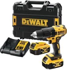Дрель-шуруповерт DeWalt DCD777M2T аккум. патрон:быстрозажимной (кейс в комплекте)