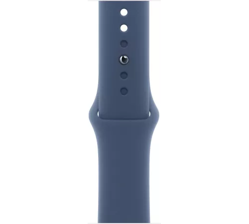 Смарт-часы Apple Watch Series 10 A2997 42мм OLED корп.серебристый Sport Band рем.синий разм.брасл.:S/M (MWWA3LW/A)