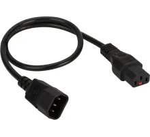 Шнур питания Lanmaster LAN-PP13L/14-5.0-BK C13-С14 проводник.:3x0.75мм2 5м 220В 10А черный