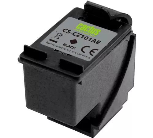 Картридж струйный Cactus CS-CZ101AE № 650 черный (18мл) для HP 1015/1515/1516/2515/2545/2546/2645/3515