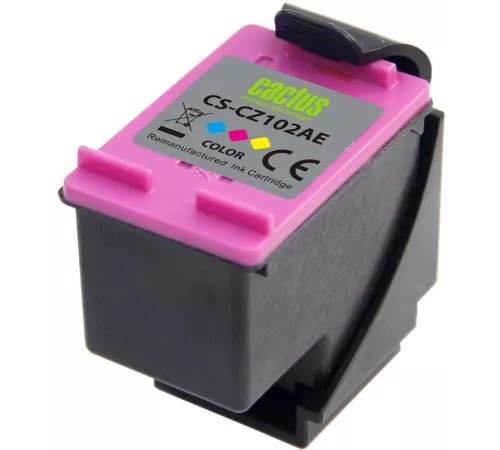 Картридж струйный Cactus CS-CZ102AE № 650 многоцветный (18мл) для HP 1015/1515/1516/2515/2545/2546/2645/3515
