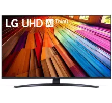 Телевизор LED LG 43" 43UT81006LA.ARUG черный 4K Ultra HD 60Hz DVB-T DVB-T2 DVB-C DVB-S2 USB WiFi Smart TV