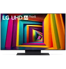 Телевизор LED LG 43" 43UT91006LA.ARUG черный 4K Ultra HD 60Hz DVB-T DVB-T2 DVB-C DVB-S DVB-S2 USB WiFi Smart TV