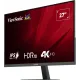 Монитор ViewSonic 27" VA2708-4K-HD черный IPS LED 4ms 16:9 HDMI матовая HAS Piv 1200:1 250cd 178гр/178гр 3840x2160 60Hz DP UHD 6.1кг