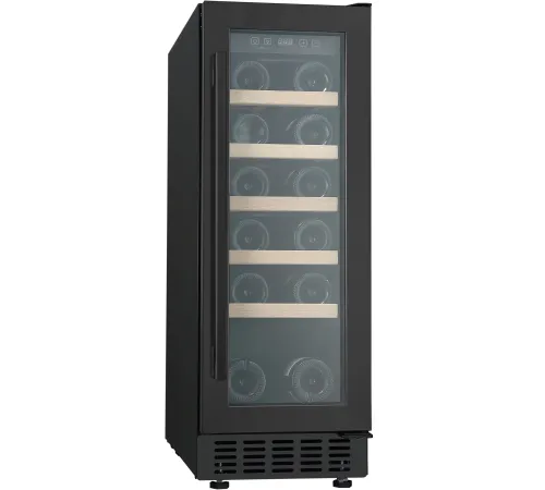 Винный шкаф Hyundai HBWC 0831 SU 1-нокамерн. черный Винный шкаф Hyundai HBWC 0831 SU 1-нокамерн. черный