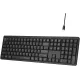 Клавиатура A4Tech Fstyler FBX55C черный USB беспроводная BT/Radio slim Multimedia (FBX55C)
