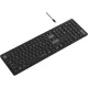 Клавиатура A4Tech Fstyler FBX55C черный USB беспроводная BT/Radio slim Multimedia (FBX55C)