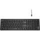 Клавиатура A4Tech Fstyler FBX55C черный USB беспроводная BT/Radio slim Multimedia (FBX55C)