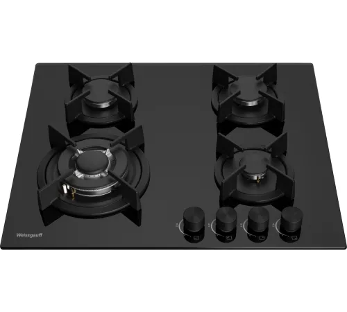 Газовая варочная поверхность Weissgauff HGG 640 BGB черный Газовая варочная поверхность Weissgauff HGG 640 BGB черный