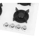Газовая варочная поверхность Weissgauff HG 640 WGh белый