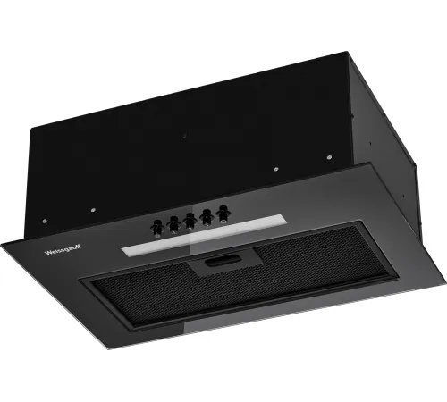 Вытяжка встраиваемая Weissgauff Aura 450 черный управление: кнопочное (1 мотор) Вытяжка встраиваемая Weissgauff Aura 450 черный управление: кнопочное (1 мотор)