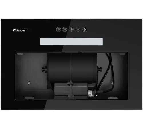 Вытяжка встраиваемая Weissgauff Aura 450 черный управление: кнопочное (1 мотор) Вытяжка встраиваемая Weissgauff Aura 450 черный управление: кнопочное (1 мотор)