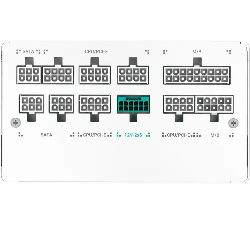 Блок питания Deepcool ATX 750W PN750M WH V2 Game Storm Gen.5 80+ gold (20+4pin) APFC 120mm fan 8xSATA RTL
