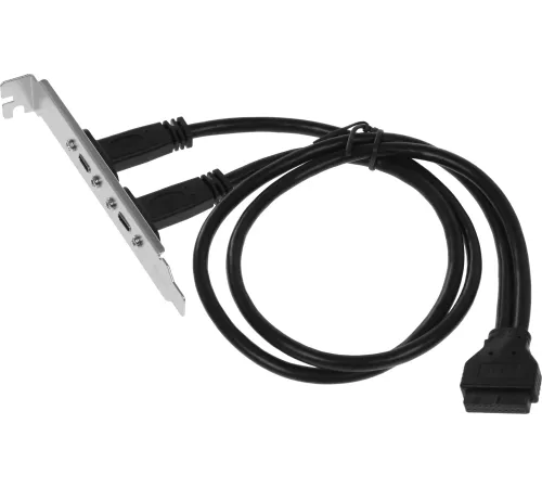 Адаптер USB 2xUSB3.1 Type-C Bulk